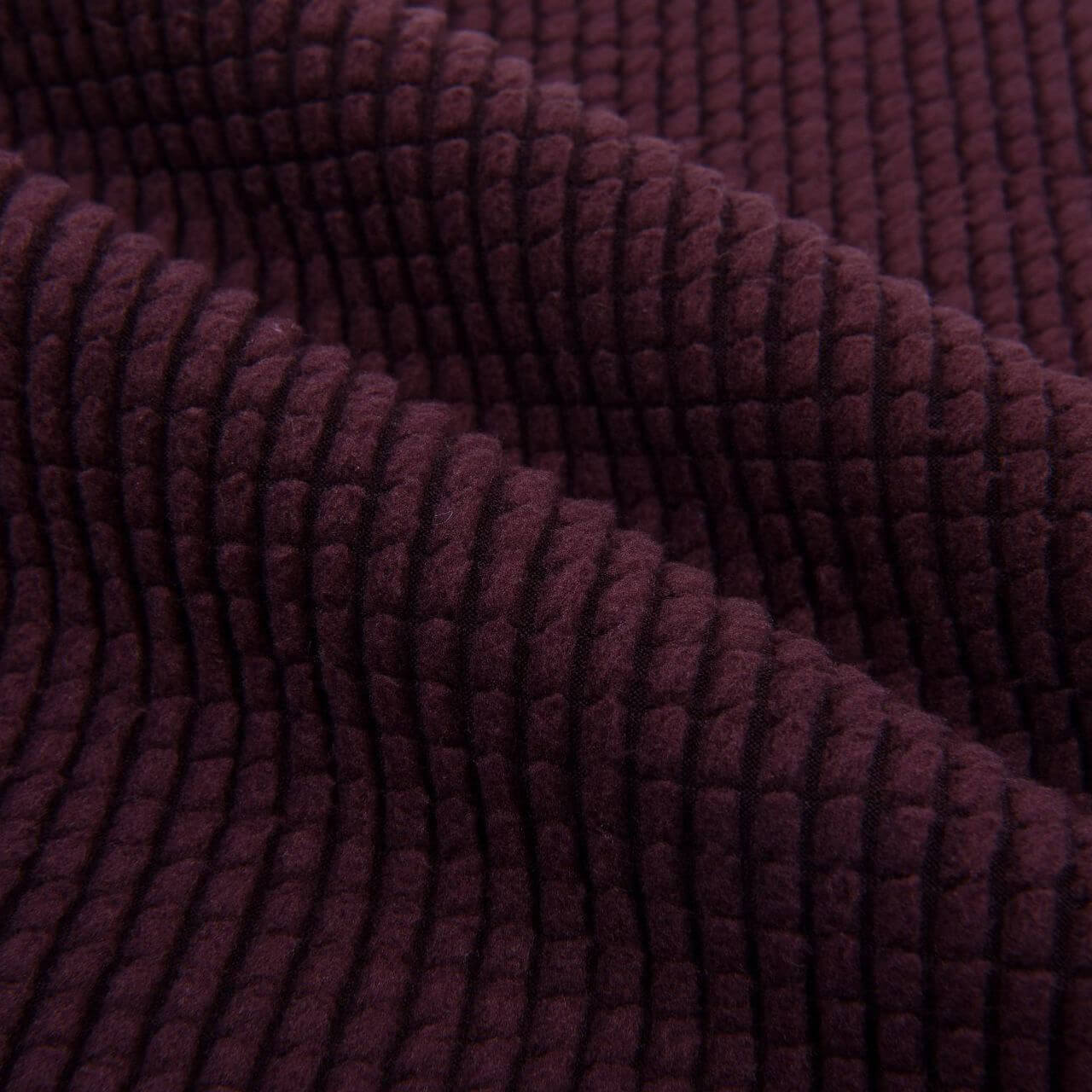 Plaid Jacquard Sofa Spandex Polar Fleece Fabric for Sofa Cover Wholesa 40